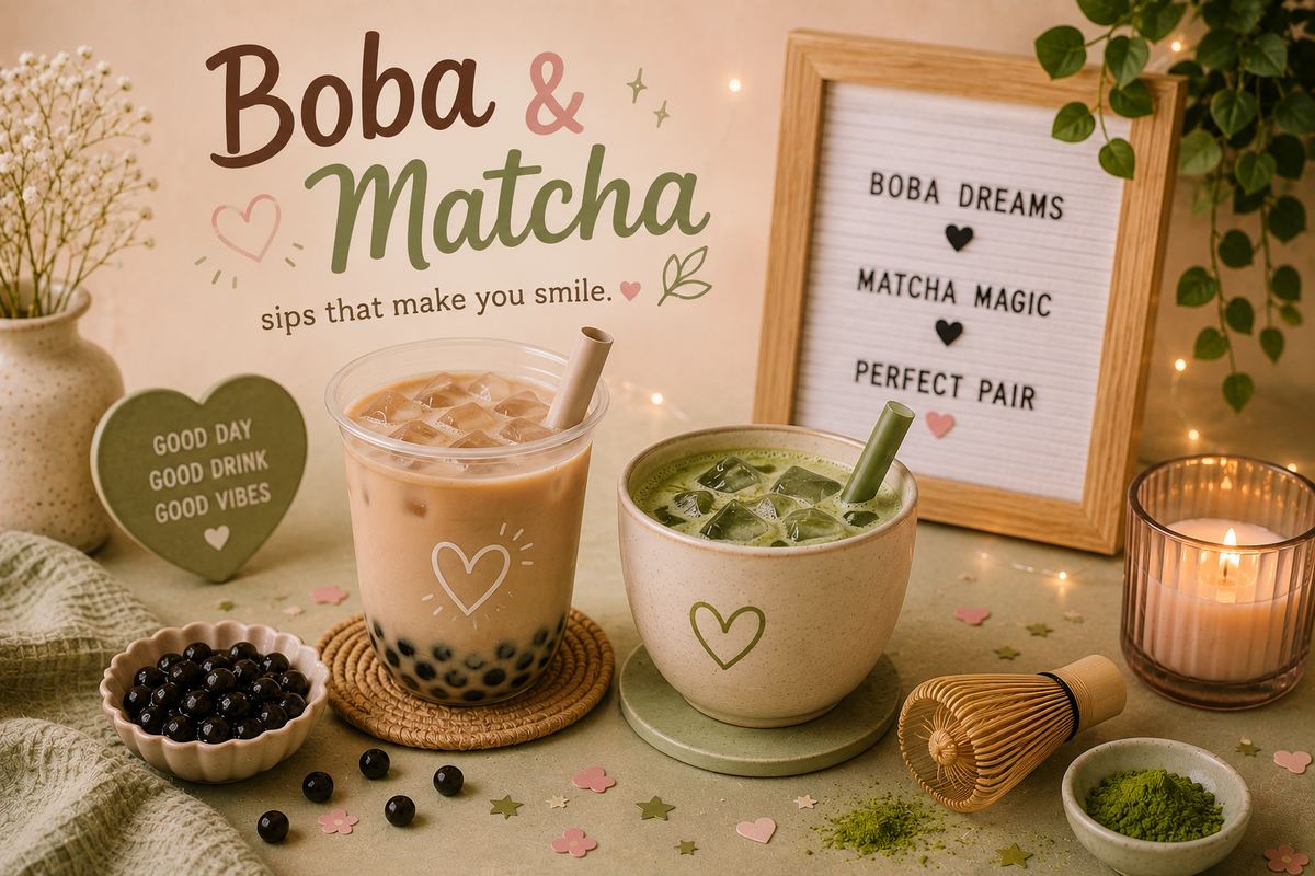 Boba & Matcha!